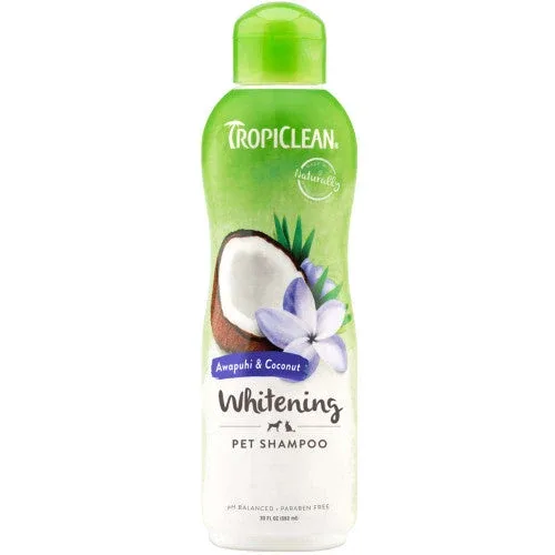 TropiClean Awapuhi & Coconut Whitening Shampoo for Pets 20 fl. oz - Image 2