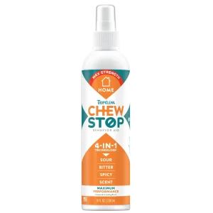 TropiClean Chew Stop Behavior Aid Max Strength Home Spray 8 oz
