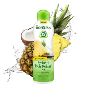 TropiClean EnduraScent Pineapple Itch Relief Dog Shampoo 20 oz