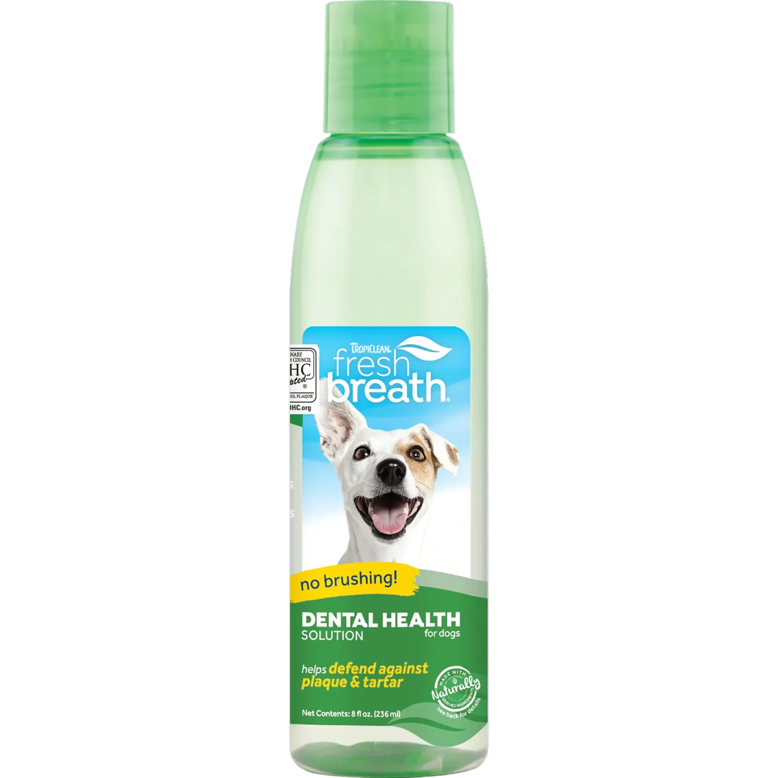 TropiClean Fresh Breath Dental Health Solution for Dogs 8 oz