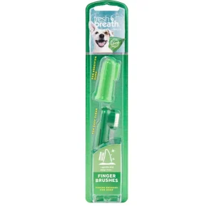 TropiClean Fresh Breath Finger Brushes for Dogs 2 Pack