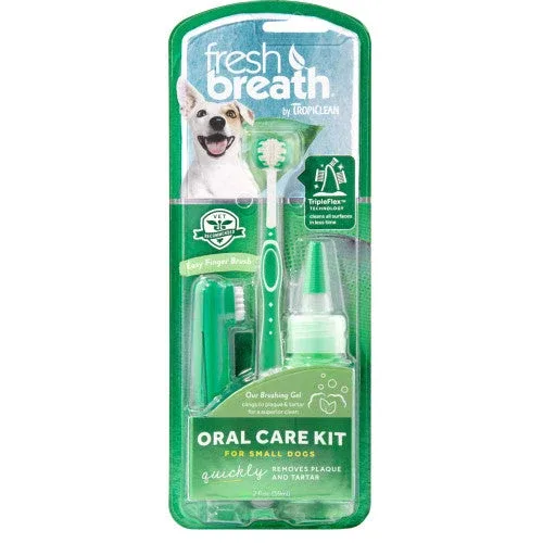 TropiClean Fresh Breath Oral Care Kit for Dogs SM - Image 2
