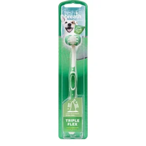 TropiClean Fresh Breath Triple Flex Toothbrush for Dogs LG