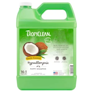 TropiClean Gentle Coconut Hypoallergenic Puppy and Kitten Shampoo 1 gal (D)