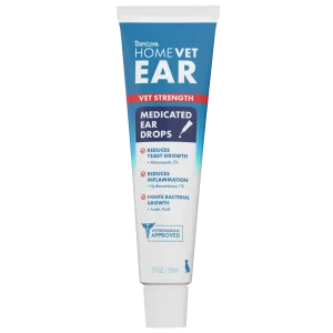 TropiClean HomeVet Ear Medicated Ear Drops 2 oz