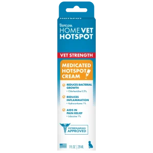 TropiClean HomeVet Medicated Hot Spot Cream 1 oz