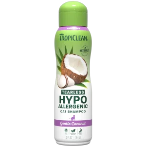 TropiClean Hypoallergenic Cat Shampoo, 12oz