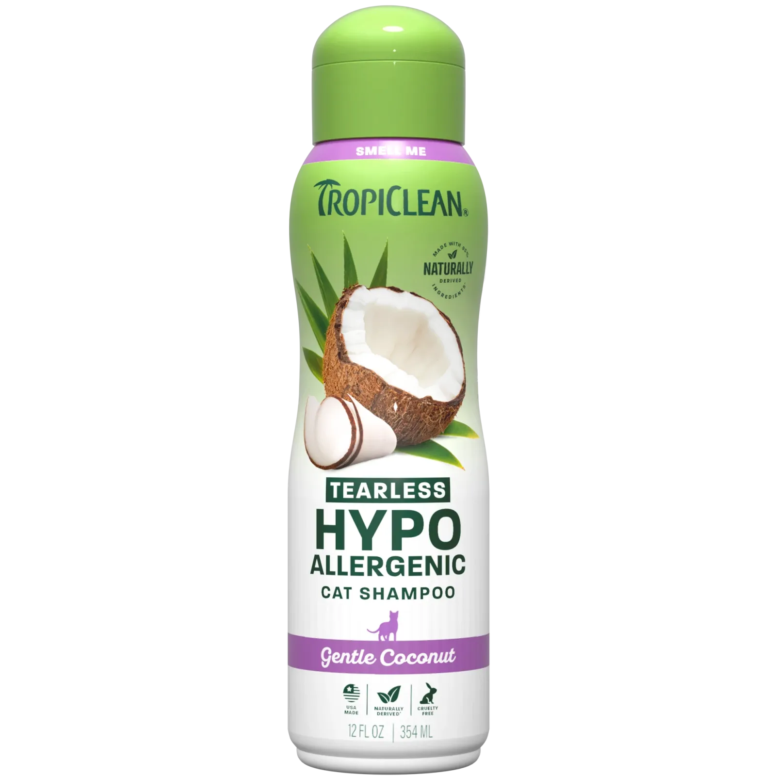 TropiClean Hypoallergenic Cat Shampoo, 12oz