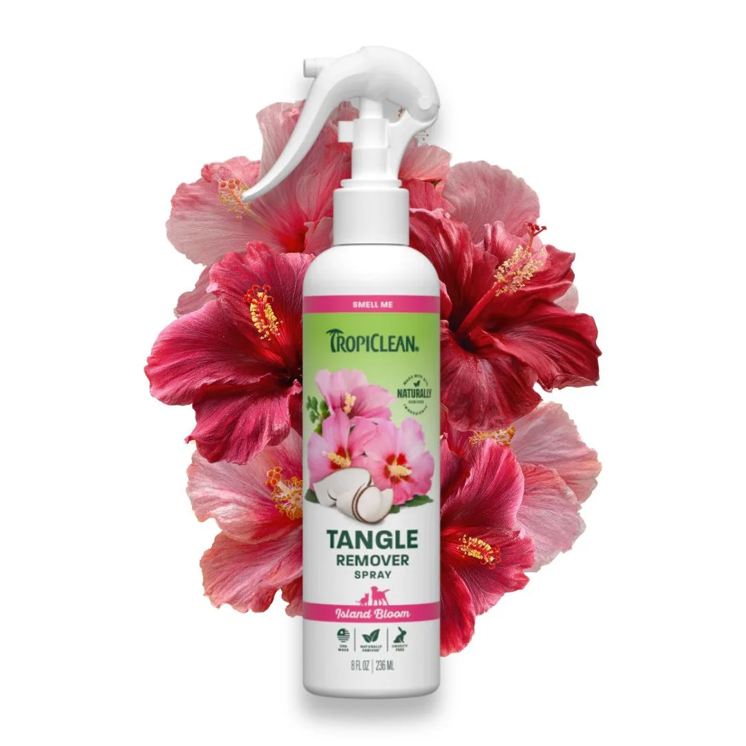 Tropiclean Island Bloom Tangle Remover Pet Spray, 8 oz