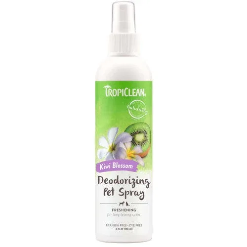 TropiClean Kiwi Blossom Deodorizing Spray for Dogs 8 fl. oz - Image 2