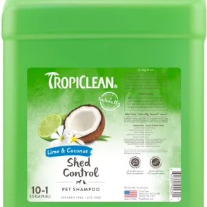 Tropiclean Lime & Coconut Shed Control Shampoo 2.5 Gallon