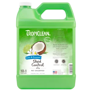TropiClean Lime & Coconut Shed Control Shampoo for Pets 1 gal
