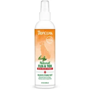TropiClean Natural Flea & Tick Bite Relief Pet Spray