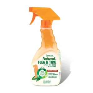 TropiClean Natural Flea & Tick Spray for Dogs & Bedding