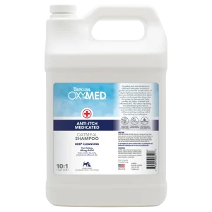 Tropiclean Oxy-Med Oatmeal Dog Shampoo, 1 Gallon