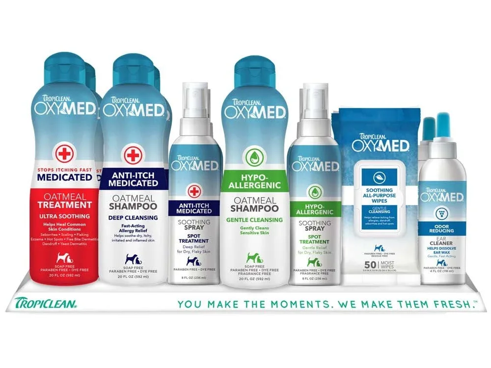 TropiClean OxyMed 22pc Display