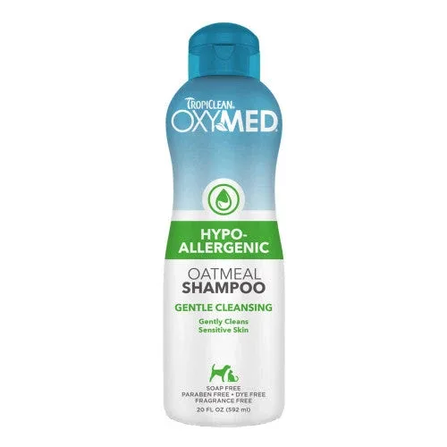 TropiClean OxyMed Hypoallergenic Shampoo for Pets 20 fl. oz - Image 2
