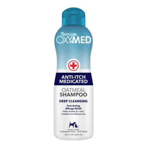 TropiClean OxyMed Medicated Anti Itch Pet Shampoo 20 oz - Image 2