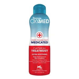 TropiClean OxyMed Medicated Anti Itch Treatment Pet Rinse 20 oz
