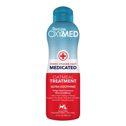 TropiClean OxyMed Medicated Anti Itch Treatment Pet Rinse 20 oz - Image 2