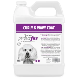 Tropiclean PerfectFur Curly & Wavy Coat Shampoo, 1 Gallon