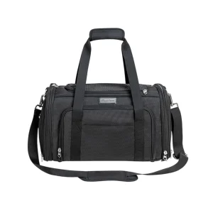 Truelove 3 Side Expandable Duffle Carrier for Dogs & Cats (Black)