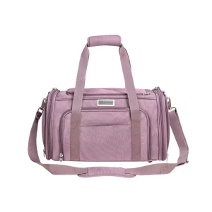 Truelove 3 Side Expandable Duffle Carrier for Dogs & Cats (Wistful Mauve)