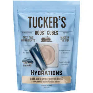 Tucker's Boost Cubes Hydrations Goat Milk & Coconut Blend Frozen Dog & Cat Meal Topper