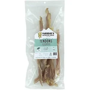 Tuesday's Natural Dog Company Beef Tendons
