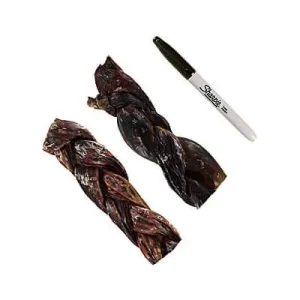 Tuesday's Natural Dog Company Braided Beef Gullet Sticks