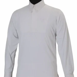 TuffRider Adam BoysLsleeve Show Shirt LG White