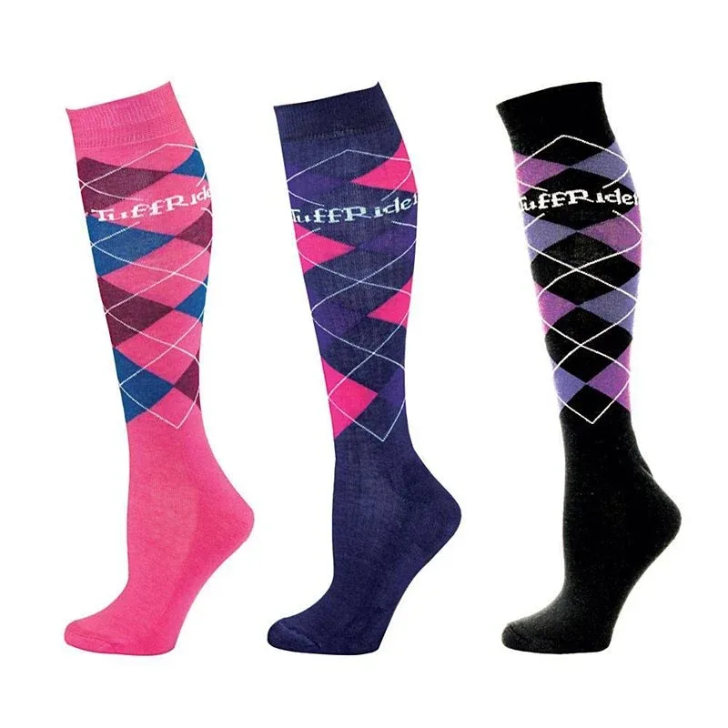 Tuffrider Argyle Knee Hi Socks - Image 2
