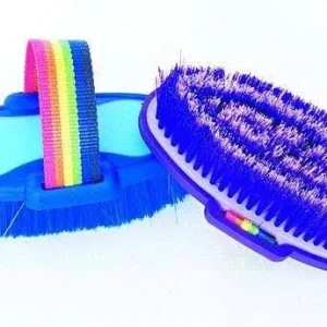 TuffRider Body Brush With Rainbow Handle