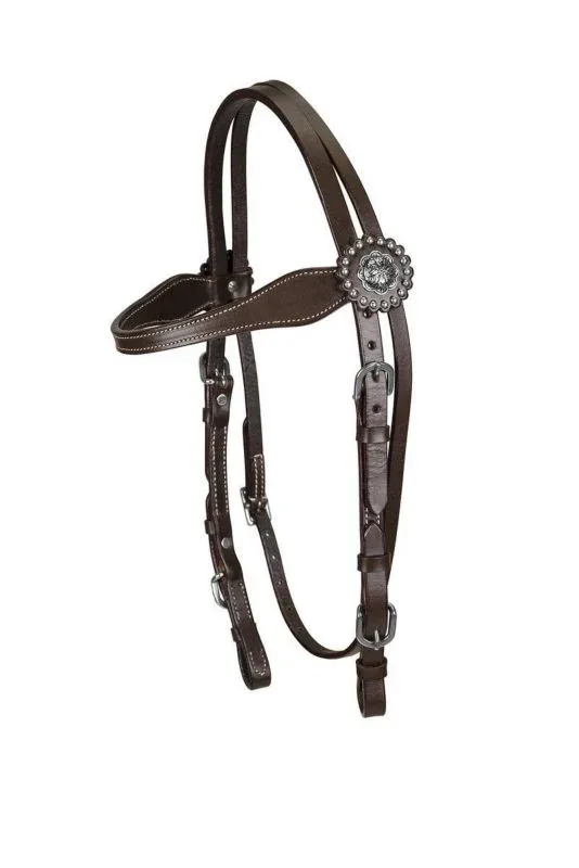 TuffRider Browband Headstall Concho with Buckle