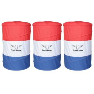 TuffRider Collapsible Barrel Set of 3- Red/White/Blue