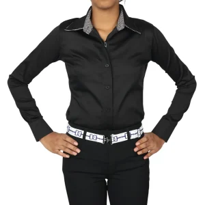 TuffRider Girls ADEY Double Collar Shirt