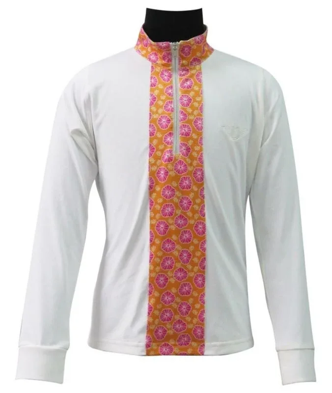 Tuffrider Kid Athena Equicool Riding Shirt L Brn - Image 2