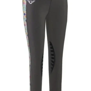 Tuffrider Kids Iris Equicool Tights Large Brn