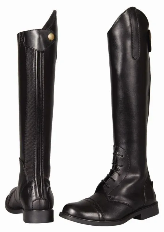 TuffRider Kids Starter Back Zip Field Boot 2 Black