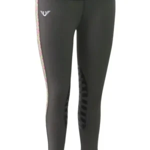 Tuffrider Ladies Athena Equicool Tight Lg Brn