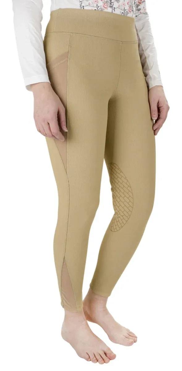 Tuffrider Ladies Classic Ribbed Tights - Image 2
