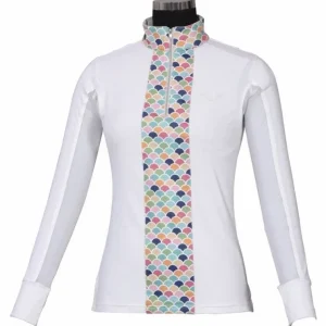 Tuffrider Ladies Iris Equicool Riding Shirt 1X Brn