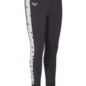 Tuffrider Ladies Iris Equicool Tights Large Brn