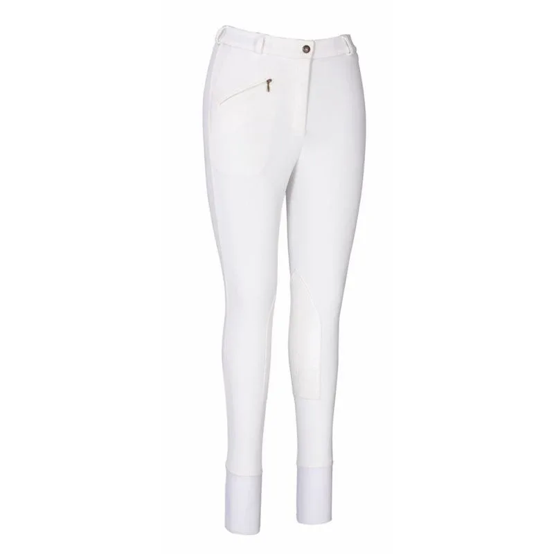 TuffRider Ladies Ribb KP Breeches 24 Gray - Image 2