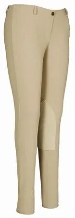 Tuffrider Ladies Ribb Lowrise Pull On 28 Reg Brn - Image 2
