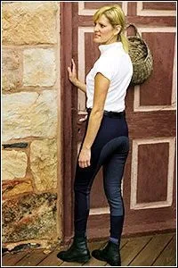 TuffRider Ladies Ribb Ultra Gripp FS Breeches - Image 2