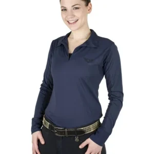 TuffRider Ladies Taylor Long Sleeve Polo
