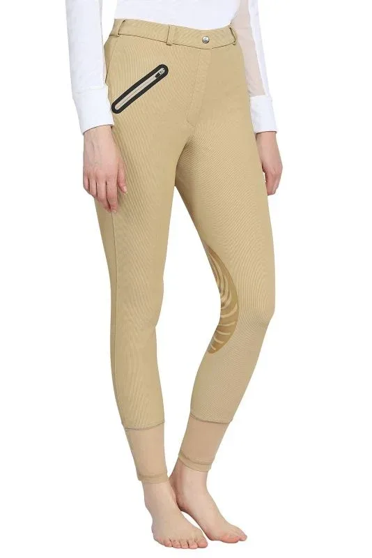 TuffRider Ladies Tiffany Ribb KP Breech - Image 2