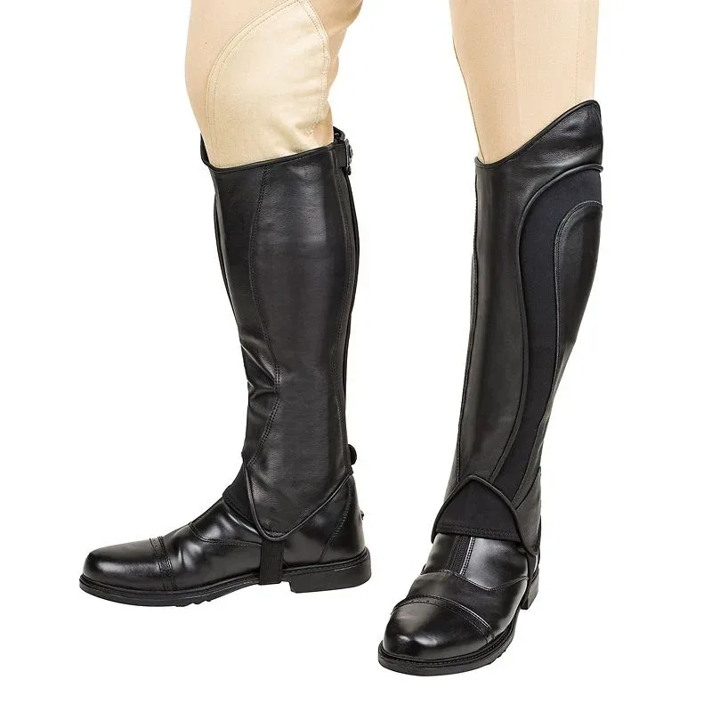 TuffRider Men's Derby Black Half Chaps - Image 2