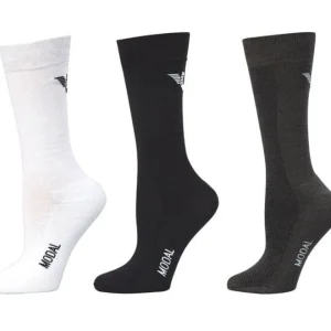 Tuffrider Modal Knee High Socks -3 Pack White/Blac